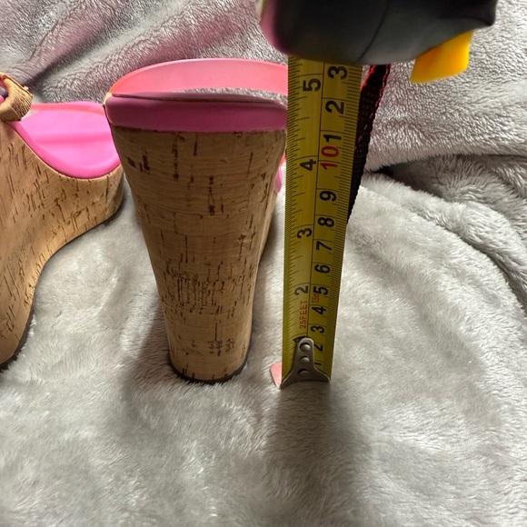 Jessica Simpson Pink Wedge Sandals - Picture 6 of 9